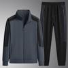 Men's Tencel Cardigan Jacket & Pants Set - Casual Spring/Autumn Fashion Sportswear