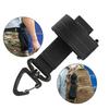 Nylon Gloves Hook Outdoor Camping Tactical Climbing Rope Holder Multi-purpose Anti-lost Hanging Buck Strap Safety Clip Belt