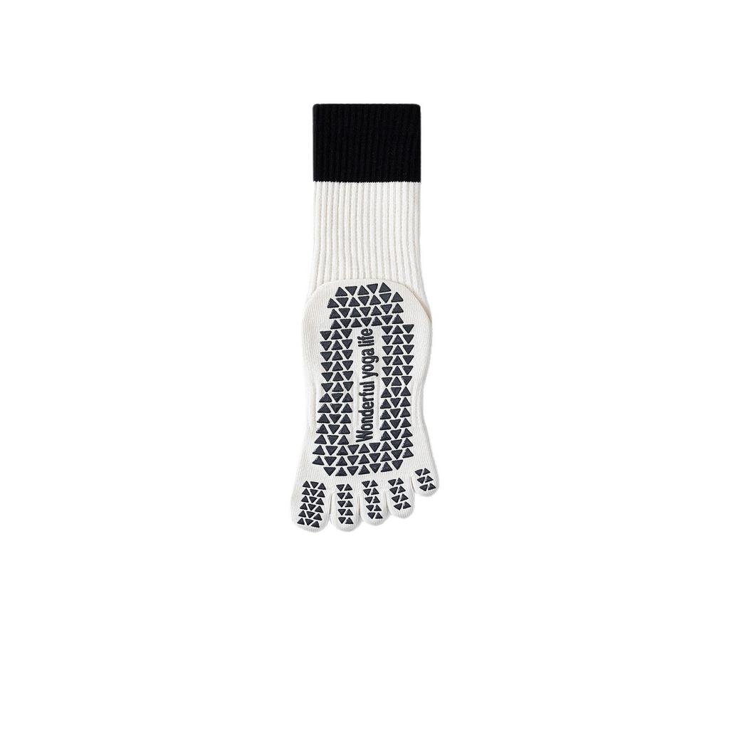 Yoga Five-finger Socks, Children's Professional Fitness Exercise, Dance, Rope Skipping, Home Pilates, Split-toe Five-toe Long Stockings