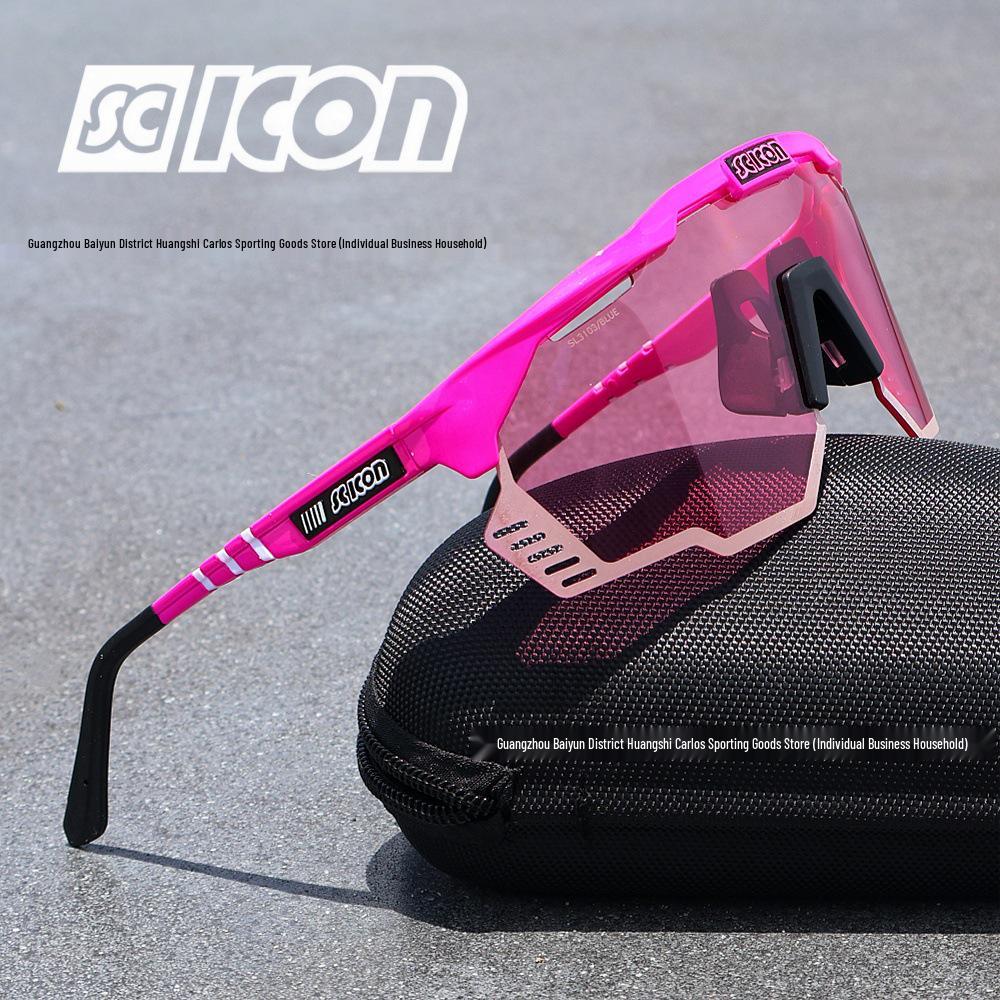 SCICON Pogačar KUNKEN Tour De France Champion Cycling Glasses: Anti-UV Photochromic