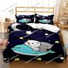 Home Textile Cartoons Bubu Dudu Cover Duvet Cover Pillow Case Boy Girl Polyester Bedding Set King Queen Twin Size Luxury Gift963