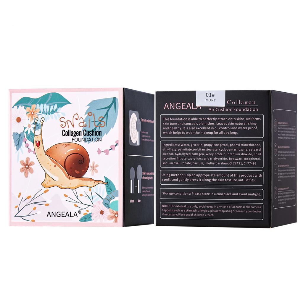 Cuscino d'aria al collagene di lumaca BB Cream Testa di fungo Crema di bellezza CC Cream Fondotinta correttore