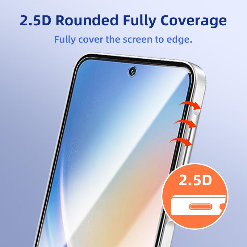 High Quality 2.5D HD Clear Bubble Free Anti-Scratch Tempered Glass Screen Protector Saver for Samsung Galaxy A35 5G