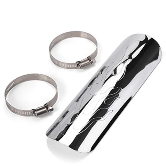 

Motorcycle Chrome Exhaust Muffler Pipe Heat Shield Cover Guard For Harley Dyna Cruiser Road King Softail Sportster etc moto A14-2