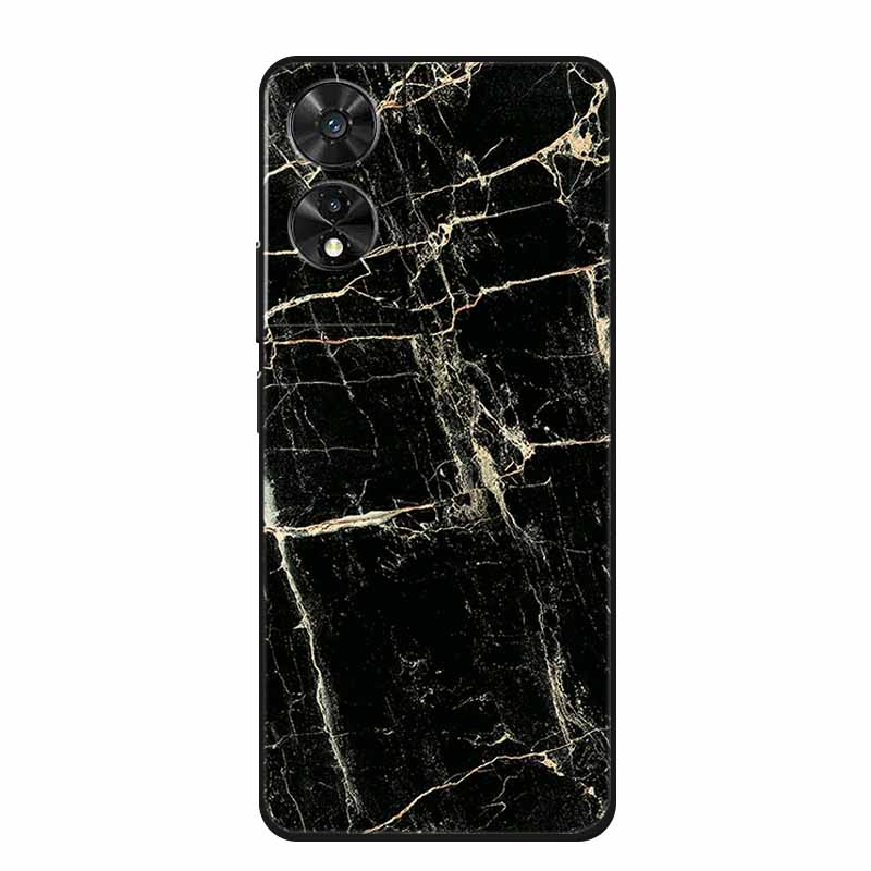 For TCL 505 Case Cartoon Pattern Black Silicone Luxury Phone Cases for TCL 505 Shockproof Soft Covers for TCL 505 TPU Funda Capa
