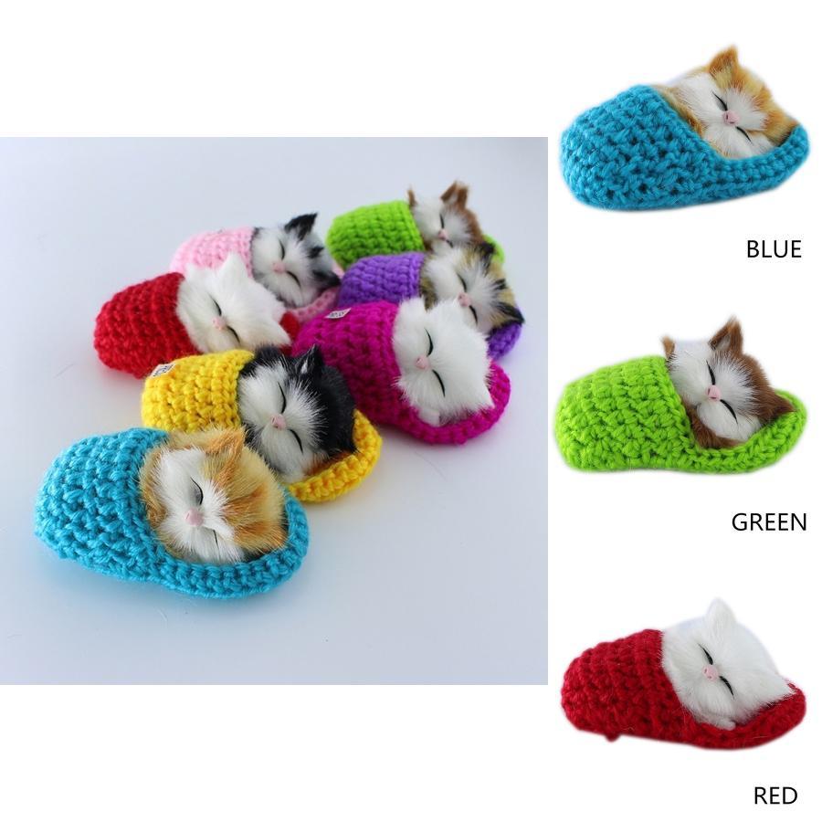 Adorable Plush Cat Keychain For Kids With Realistic Sound And Soft Touch