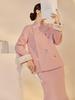New Chinese Embroidered Wool Coat & Skirt Set - Women's NY027