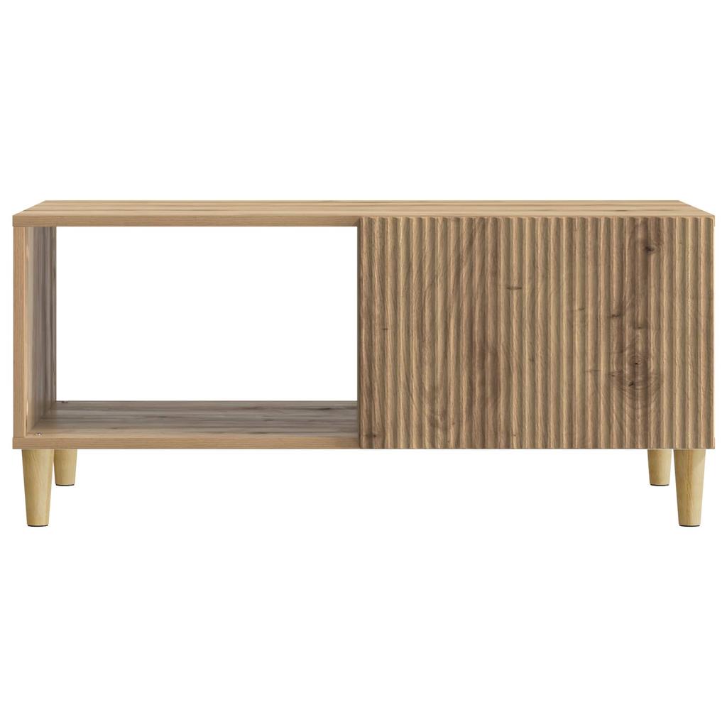Artisan Oak Coffee Table 90 x 50 x 40 cm Engineered Wood