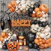 Halloween Balloons Decorations Set - Pack 96 Halloween Party Supplies with Pumpkin Spider 3D Balloons Decorations Balloon Arch