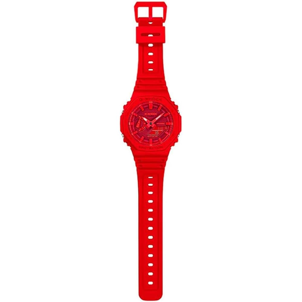 Casio G-SHOCK GA-2100-4A Red Analog-Digital Sports Quartz Watch for Men