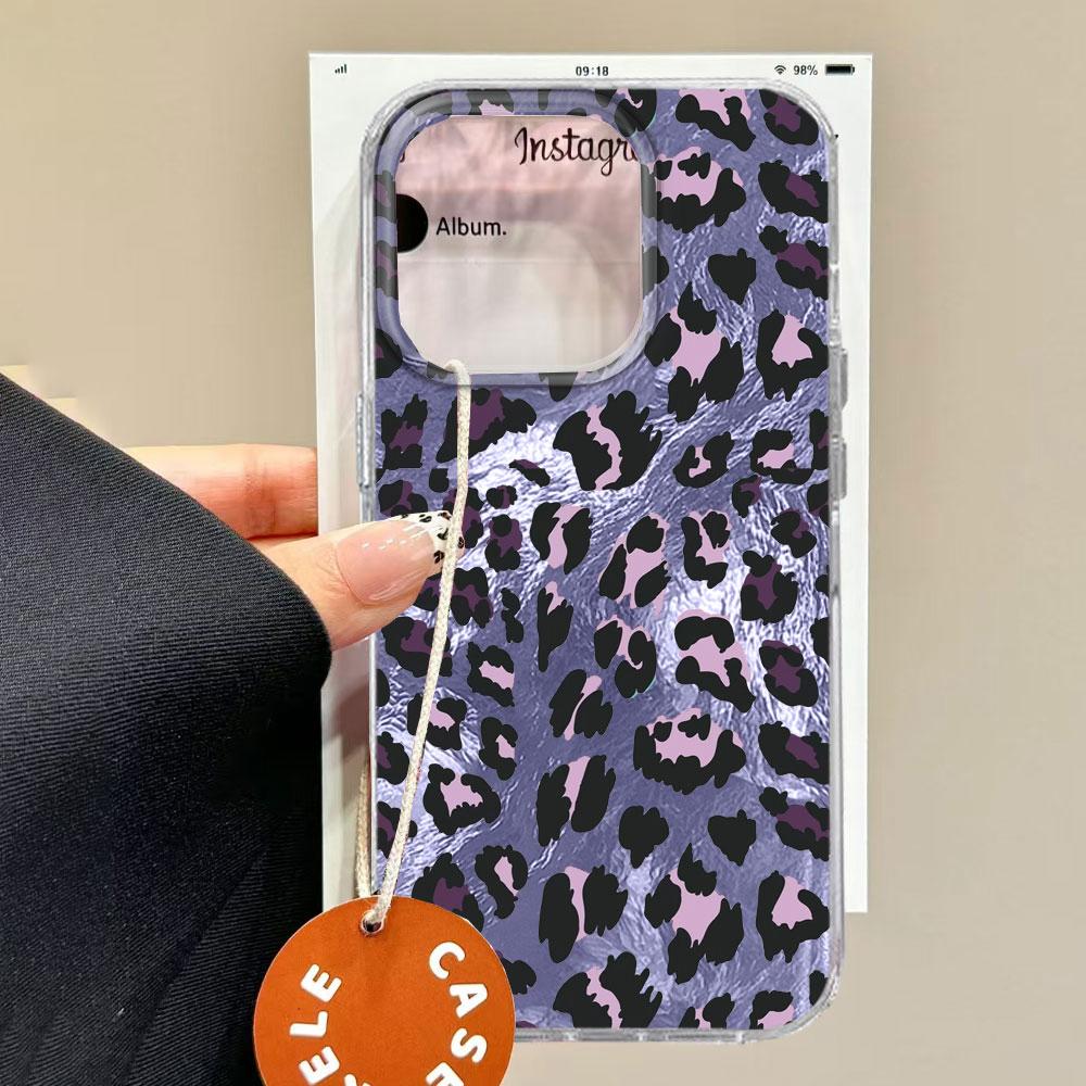 Korean Pink Leopard Women Phone Case for Xiaomi Redmi Note 15 14 13 12 11 11S 10 10S 8 9 Pro 15C 9C 13C 14C A3 11S 9C A1 Cover