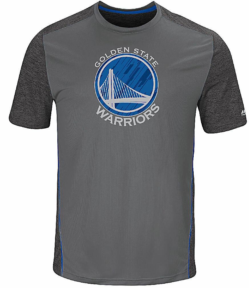

Golden State Warriors Mens Storm Grey Respect The Play Synthetic T shirt-Med 3XL