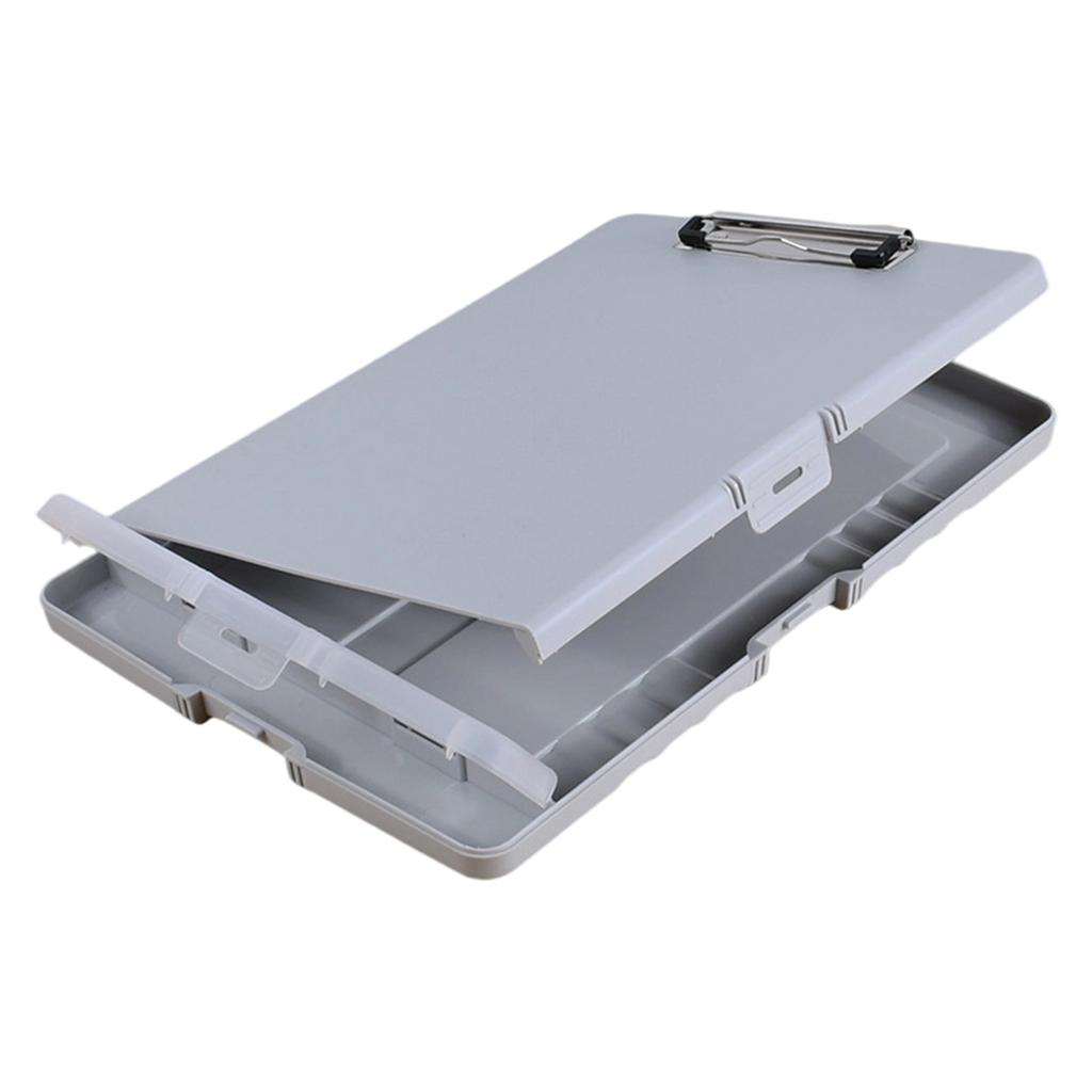 Portable Nursing Clipboard Writing Board File Organiser with Clipboard Pen Case Document Storage Case For Office School