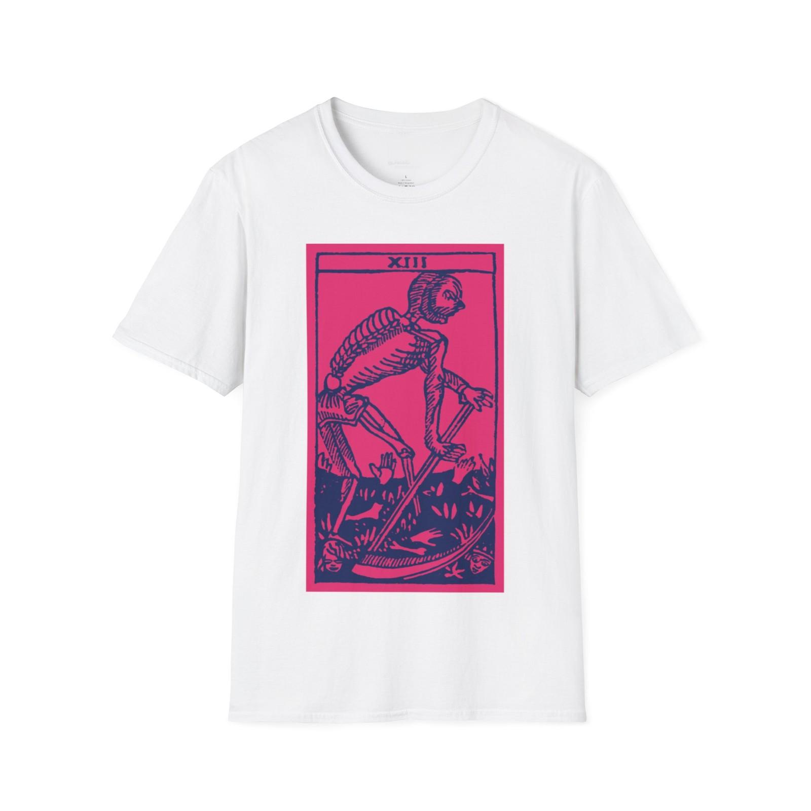 Death Arcana Tarot Card Transformation T-Shirt | New Beginning Graphic S разноцветный