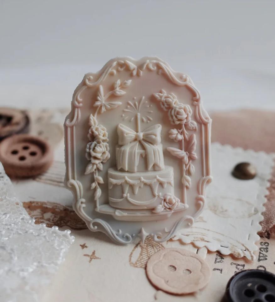 Retro Sealing Wax Stamp Copper Seal Stamp Stamp Series Stamp Design Envelope Sealing Decoration Scrapbooking