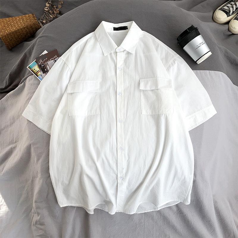Korean Style Men's Summer Short-Sleeved Trendy Casual Shirt