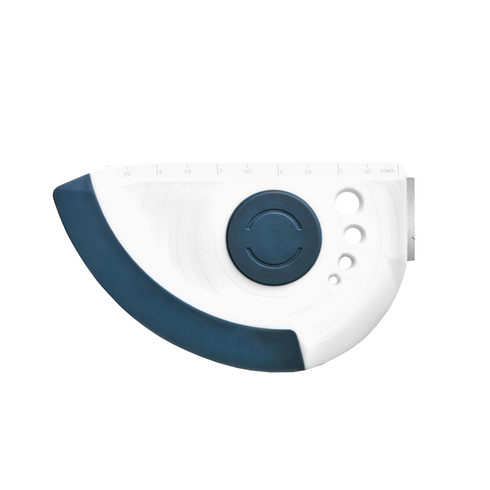 

5-in-1 Flexible Bowl Scraper, Counter Scraper & Dough Scraper For Home Use One Size синій