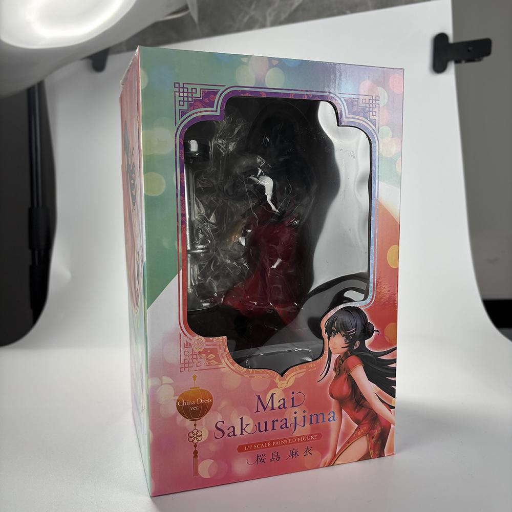 Maxcute Animation Sexy Figures Cheongsam Sakurajima Mai Ver. 1/7 POLYVINYL CHLORIDE Action Figure Native 18 ± for Adult Collector Present Miniature