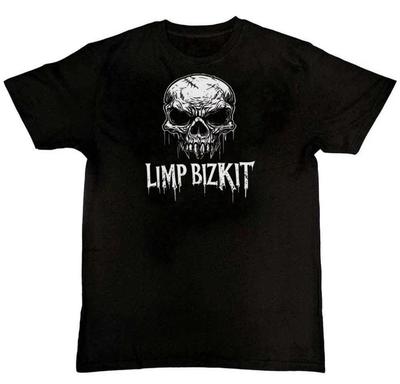 Limp Bizkit Skull Heavy Rock Graphic Print Unisex Mens 100% Cotton T-shirt Mens Tees Top