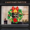 Window Display: Merry Christmas Snowflake Stickers Christmas Decorations Golden Christmas Wreath Electrostatic Stickers