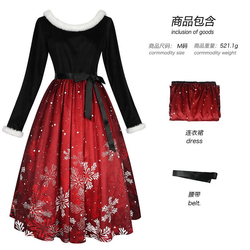 Christmas Dress Fashionable With Elegant Design For Themed Parties Gatherings And
