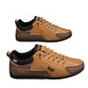 Casual men's shoes 2025 autumn new versatile fashion mesh breathable lightweight daily simple flat soft baseplate shoes