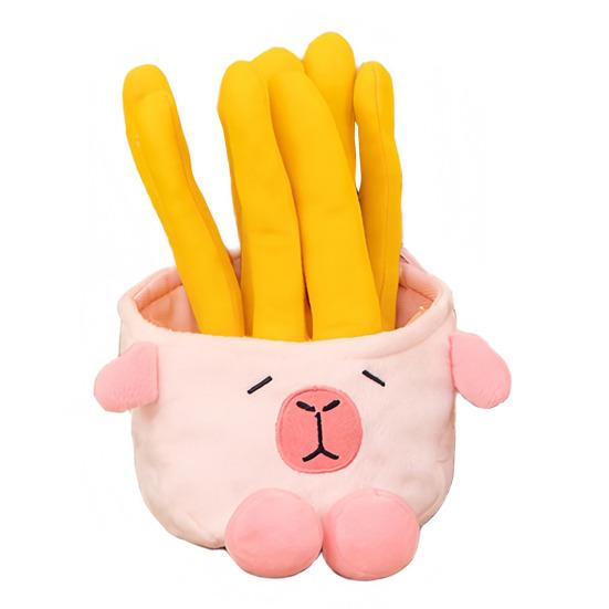 Capybara French Fries Plush Toy Adorable Food-Animal Stuffed Animal Soft Hugging Pillow for Kids Adults