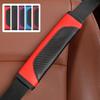 Car Seat Belt PU Leather Safety Seat Belt Breathable Protection Interior Auto Accessories Car Shoulder Cover Padding Pad