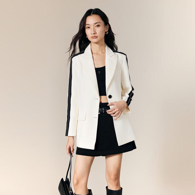 

Gejin Women s Color-block Spliced Short Jacket XL