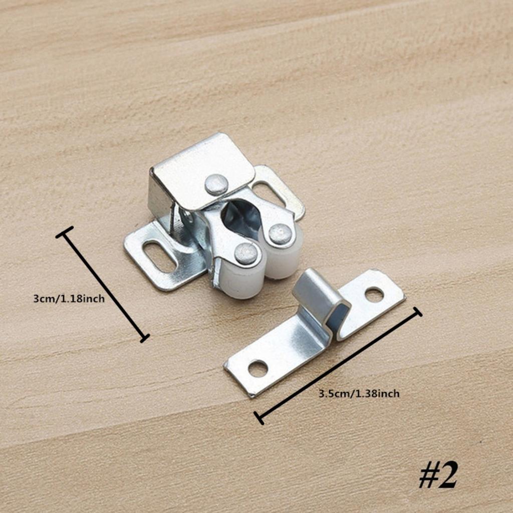 2pcs/set New Hardware Fittings Furniture Cabinet Catches Door Stopper Damper Buffer Magnet Closer