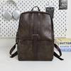 Schoolbag Vintage British College Style Backpack Girls Vintage Travel Backpack Men Large Capacity Simple Leather Student School Bag