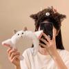 High Skull Top Plush Headband Plush Cartoon Headband Cute Sheep Hair Hoop  Skincare Use