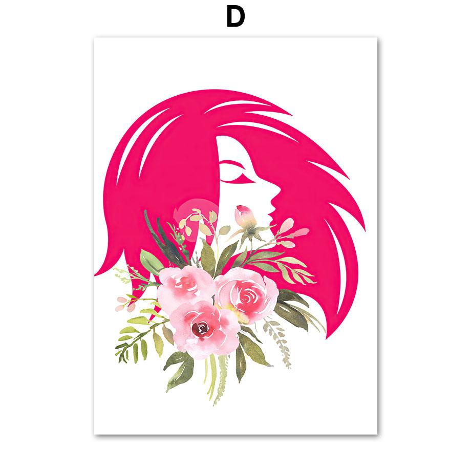 Nail Polish Posters And Prints Manicure Tech Gift Spa Wall Art Hair Canvas Painting Floral Wall Pictures Beauty Salon Room Decor