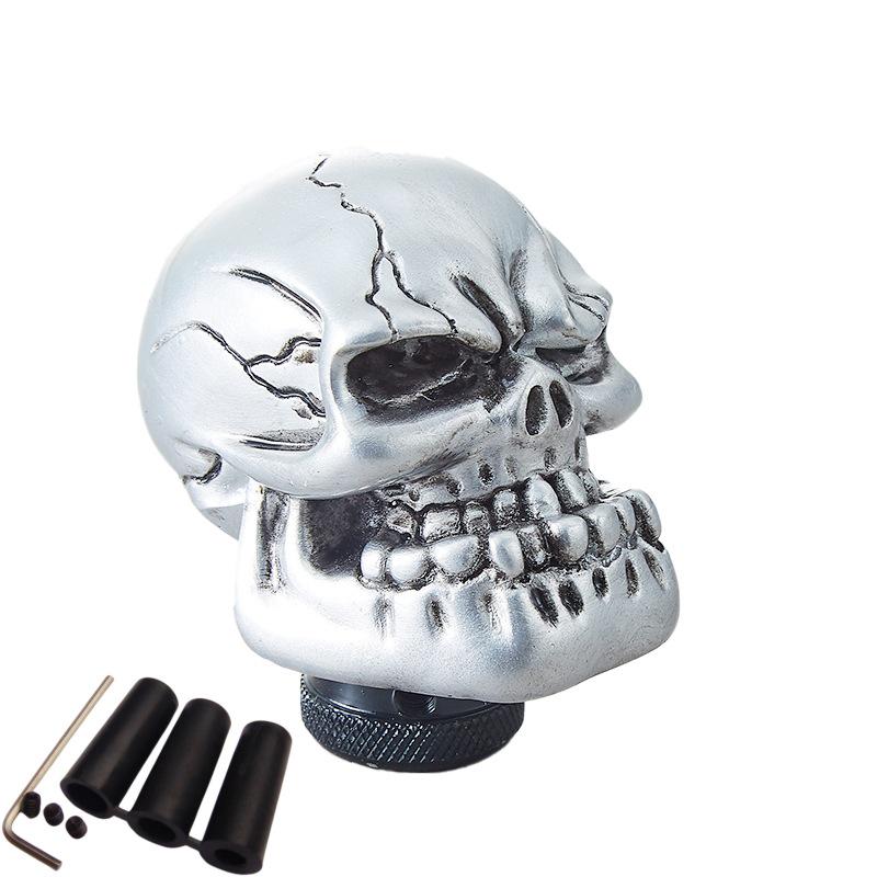 Universal Big Tooth Skull Resin Gear Shift Knob
