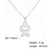Cazador Angel Pendant Necklace for Women Christian Amulet Neck Chain Angel Baby Stainless Steel Jewelry Birthday Gifts New