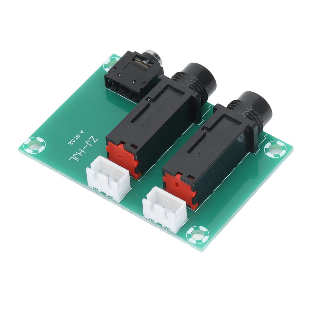 Kopfhörerbuchsen-Adapterplatine 2-fach Einfache Installation Zuverlässiger Kontakt Flexible Nutzung PCB Mikrofon