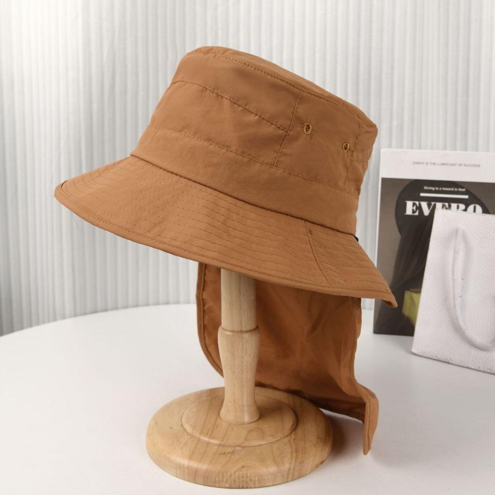 UPF 50+ Foldable Bucket Hat Waterproof Wide Brim Sun Hat Lightweight Anti-UV Fishman Hat  Unisex