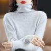 Damen Pullover Halber Stehkragen Oberbekleidung Gestrickt Übergroßer Pullover