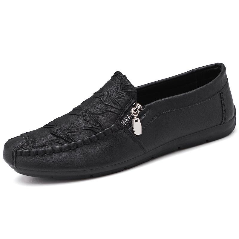 

2. New men s shoes, men s leather shoes, lazy people, one kick, bean shoes, half slippers, spiritual guys 39