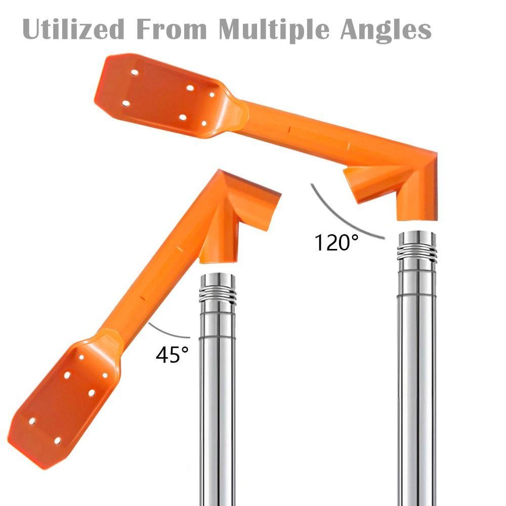 Ergonomic Gutter Cleaning Tool Long Handle Roofing Leaf Shove  for Home Residence