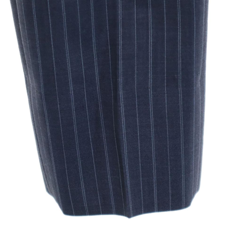 UNITED ARROWS Wool Blend Striped Pattern Suit Setup 42 Navy Men's Used