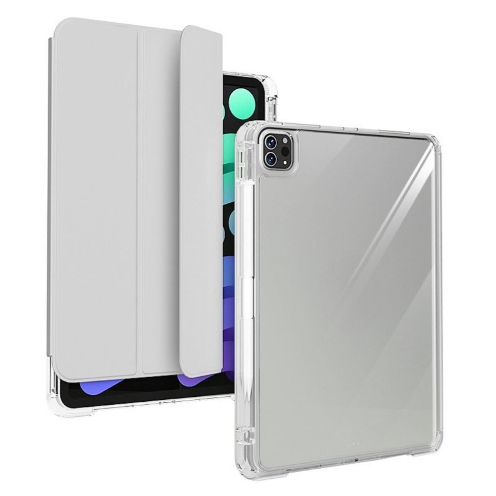 For iPad 10.2 Case with Pencil Holder Clear Acrylic Cover for iPad Air45 Pro11 iPad10 Detachable Stand