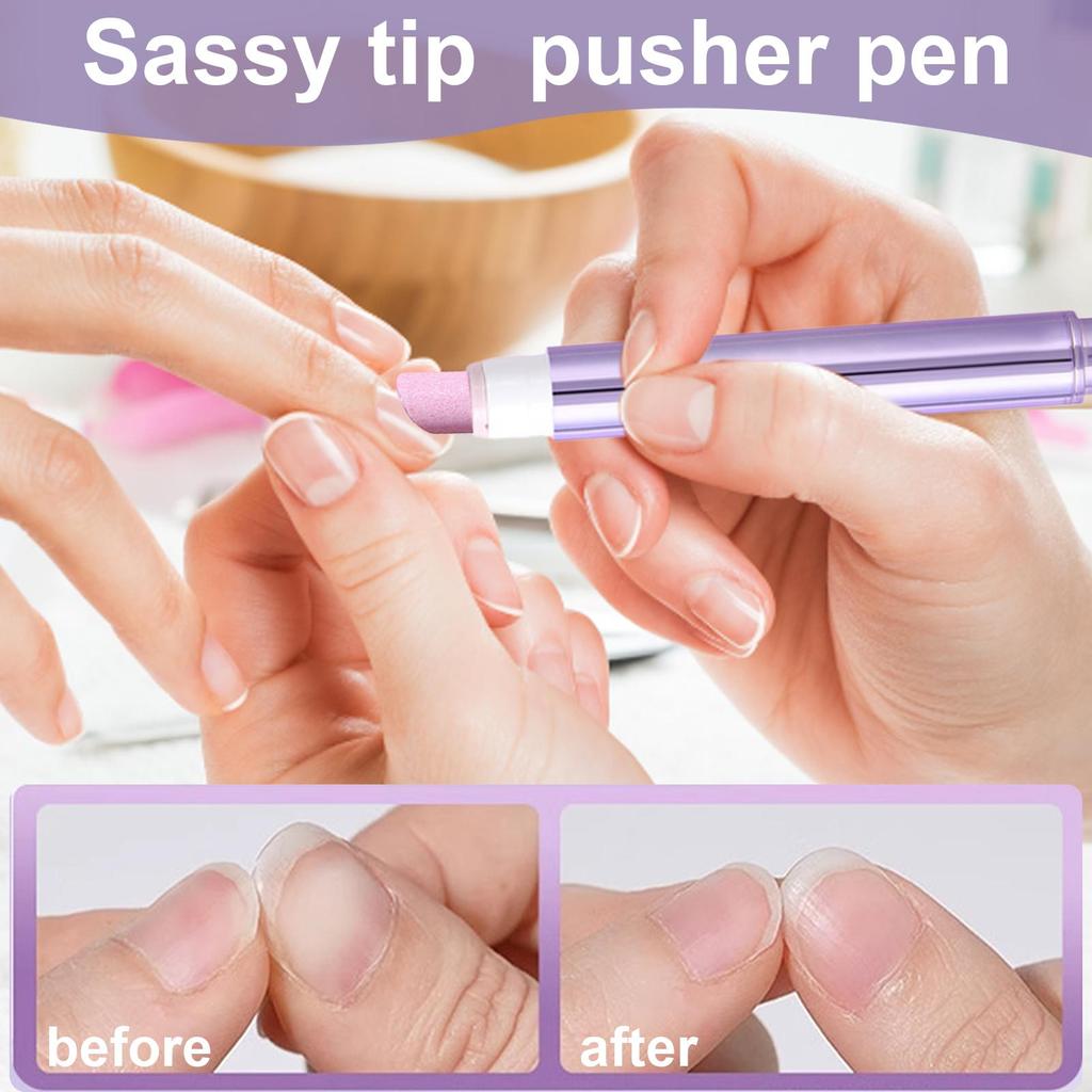 Damaged Nail Care Nail Strengthener Chip-resistant Cuticle Remover Pen for Nourishing Split Cracked Youth Weak Thin Men Elderly