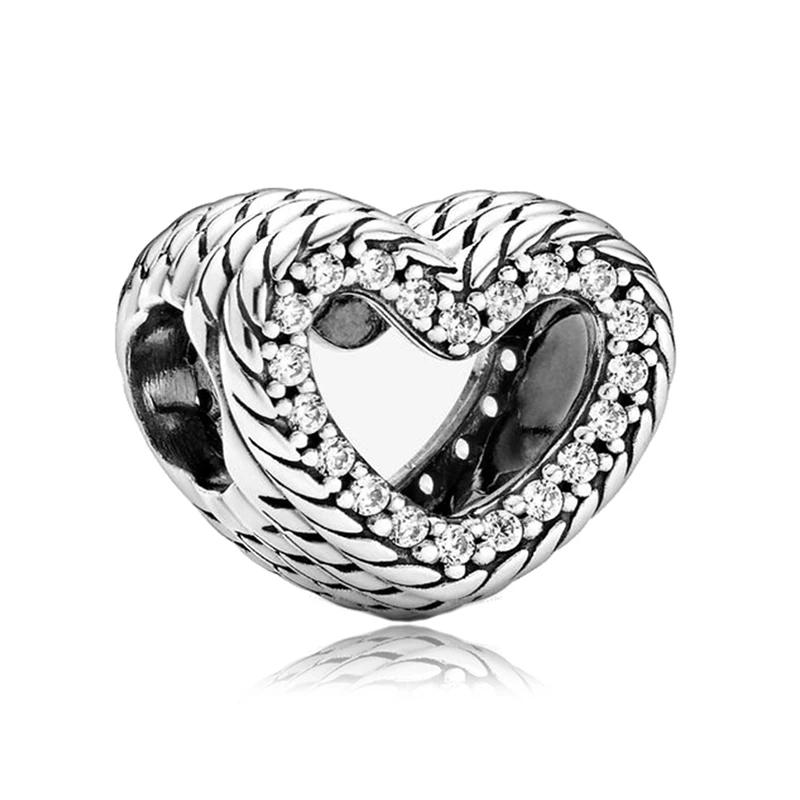 Nan Grand Daughter Best Friend Heart Beads Fits Charm Bracelet&Bangle DIY Women Jewelry Making