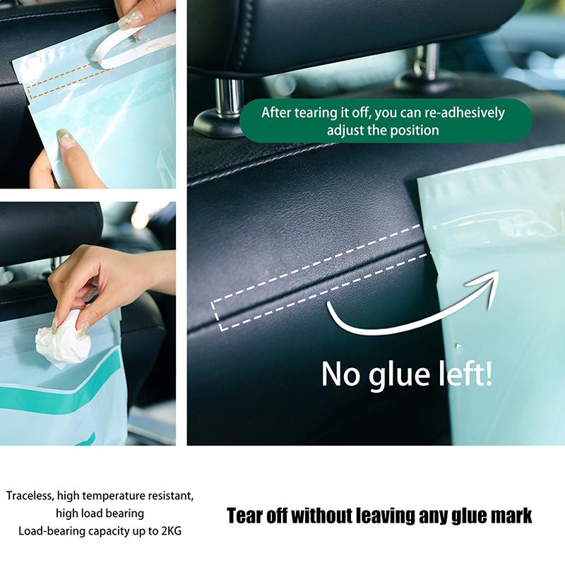 15/30Pcs Portable Universal Auto Door Seat Household Thickened Desktop Trash Can Cartoon Capybara Car Disposable Garbage Bag