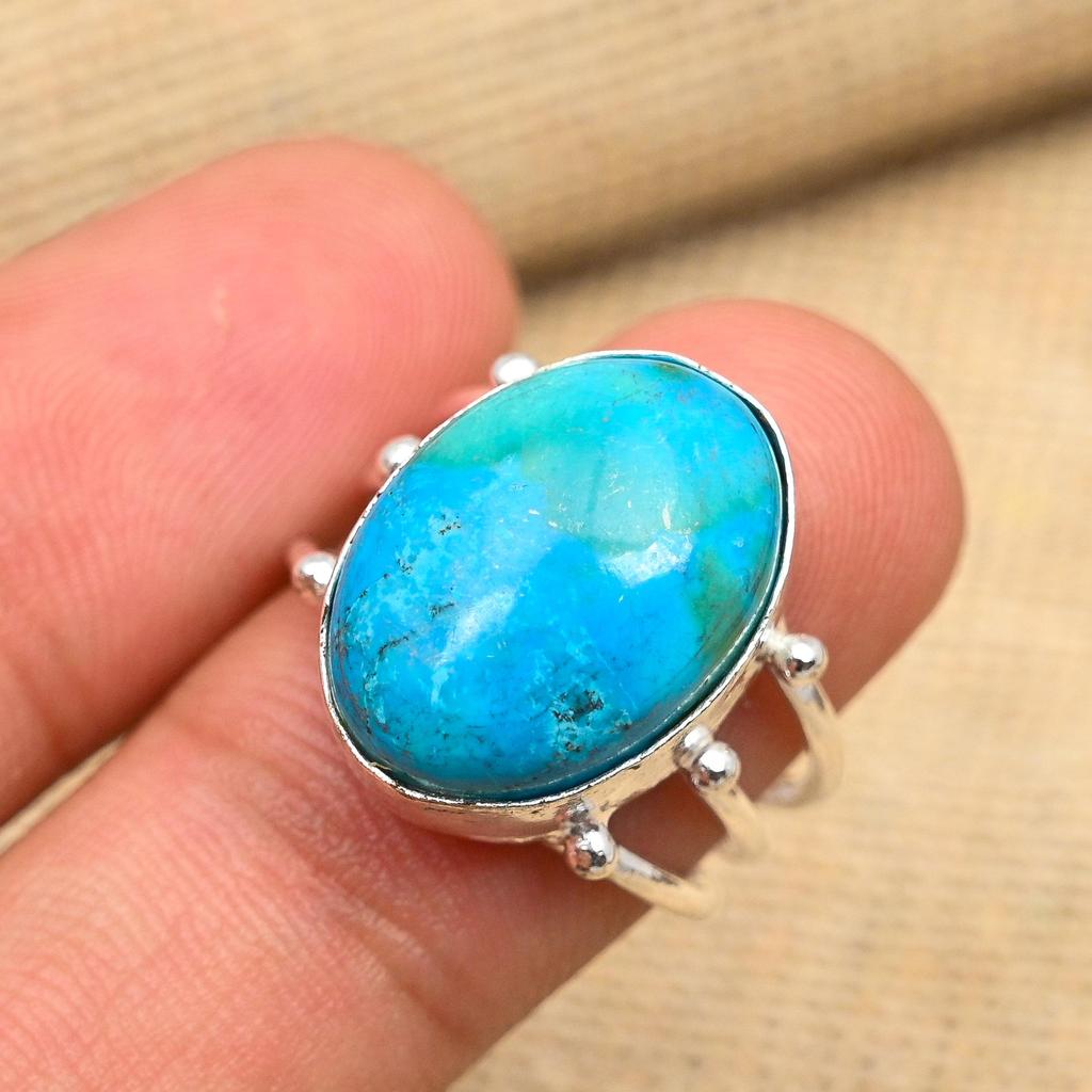 Törnrosa Turkos Ädelsten 925 Sterling Silver Handgjorda smycken till julklapp