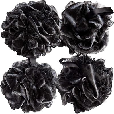 4 Pièces Chouchous Éponge de Douche Exfoliante Loofah de Bain