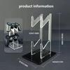 Universal Dual Controller Stand For Ps5 Ps4 Desk Controller Transparent Acrylic Holder Gamepad Joystick Mount For Xbox