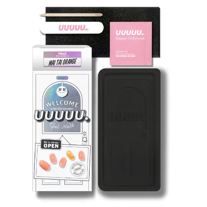 Maitai Orange Gel Nail