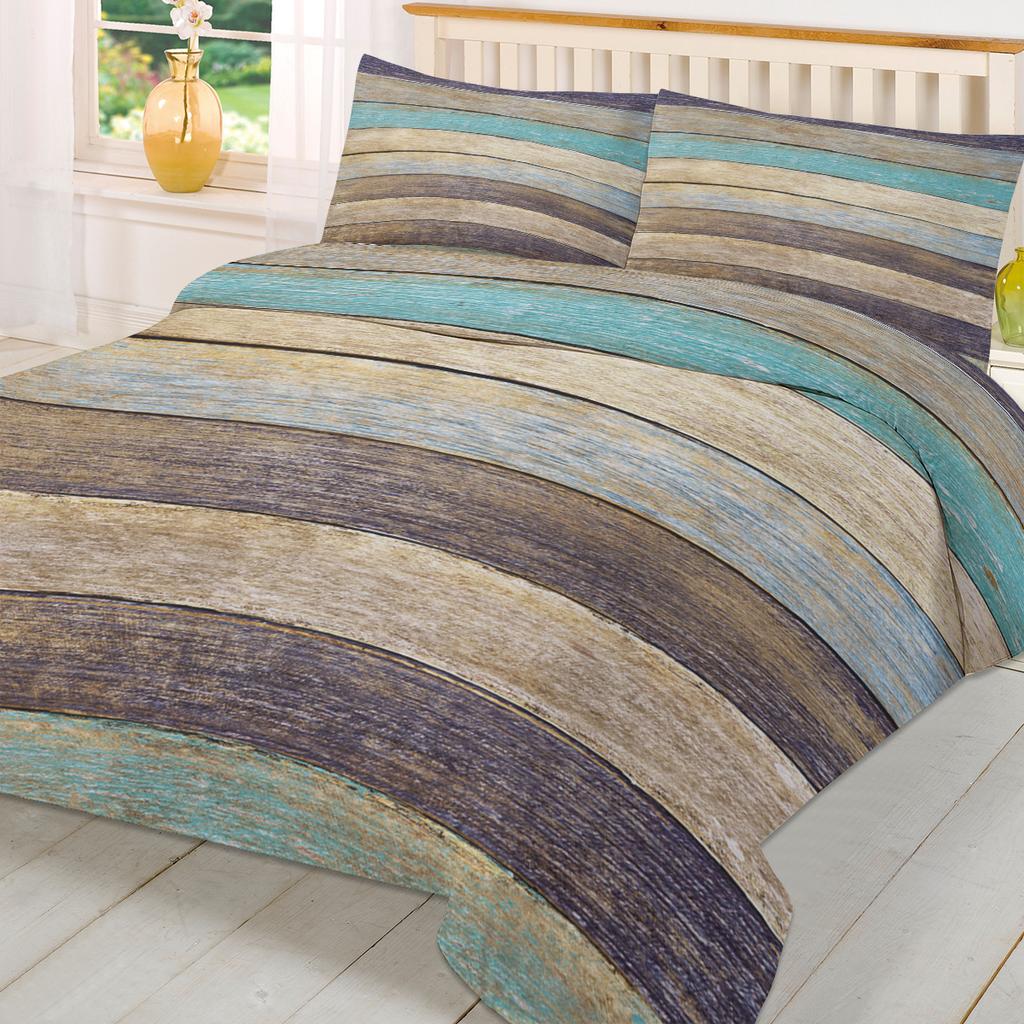 Vintage Wood Texture Duvet Cover Bed Bedding Set Home Textile Quilt Cover Pillowcases Bedroom Double Bedding Set No Sheet